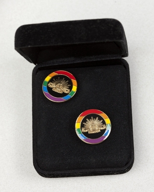 Army Pride Lapel and Cufflinks