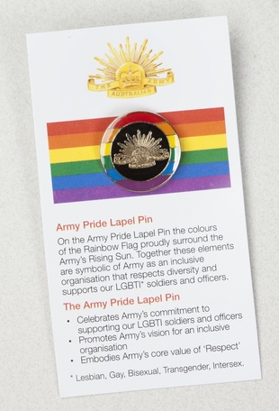 Army Pride Lapel and Cufflinks
