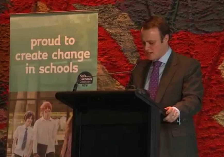 Tim Wislon launches Safe Schools